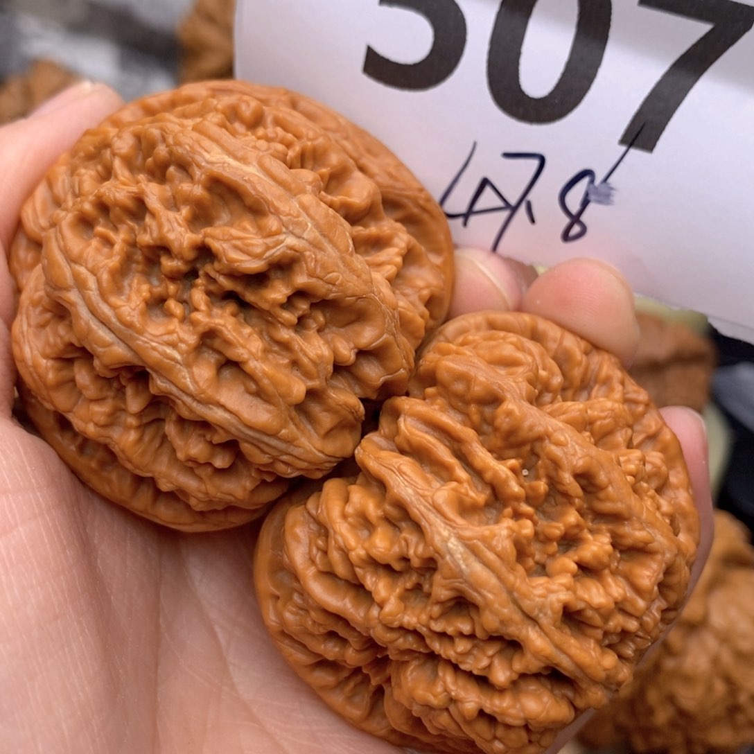 文玩核桃把件507号47.8粗筋