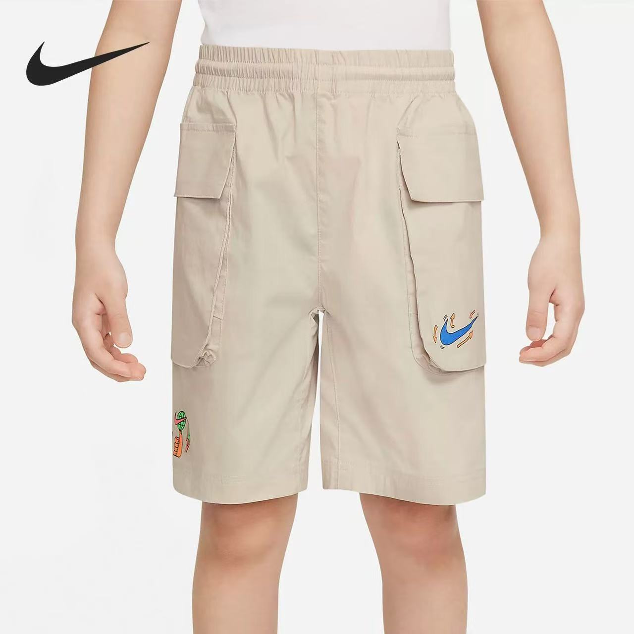 NIKE   DX7549-008中性款纯棉运动短裤  静