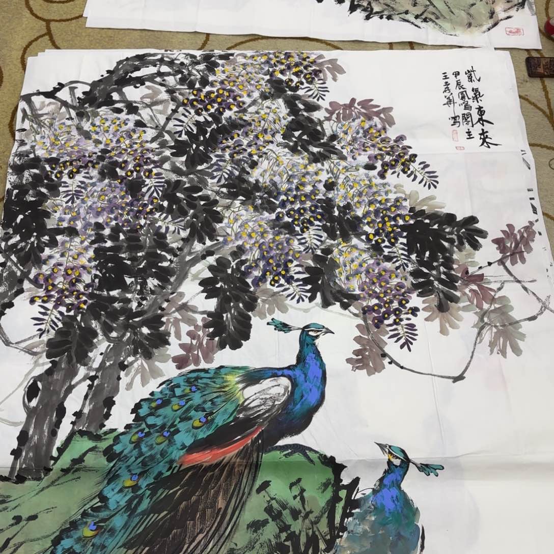 国画王孝华李欣主播