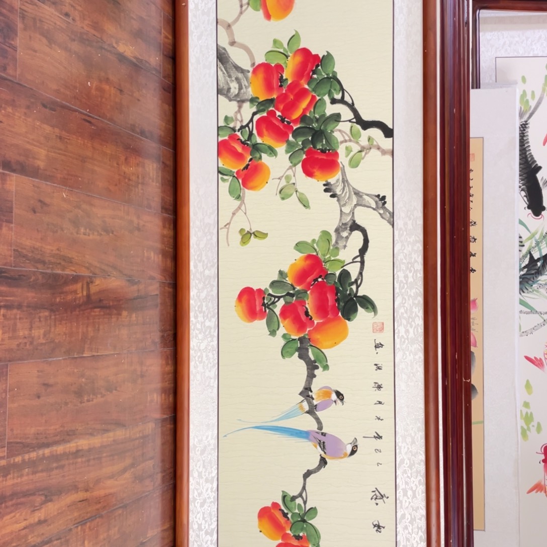 国画带框尺寸48*163厘米