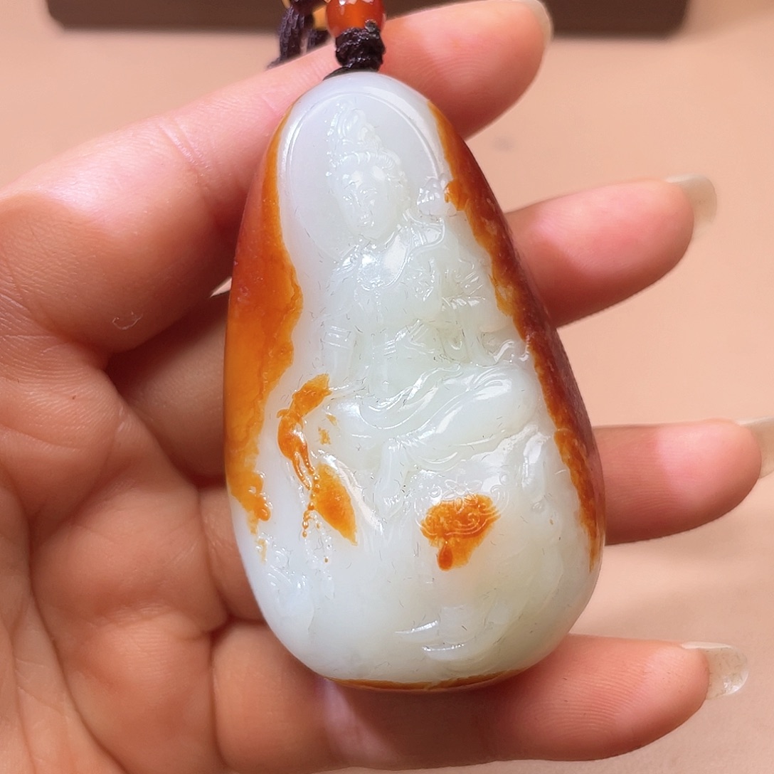 和田玉颈饰未镶嵌A7 