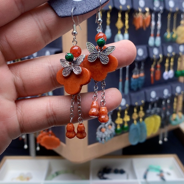 未镶嵌翡翠耳饰耳饰