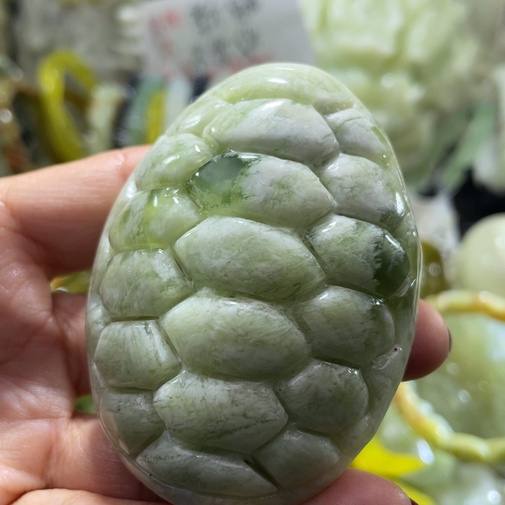 岫玉未镶嵌手把手把