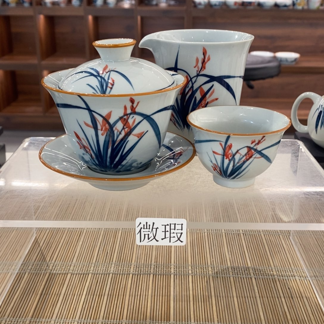 釉下彩手工绘制手工绘制