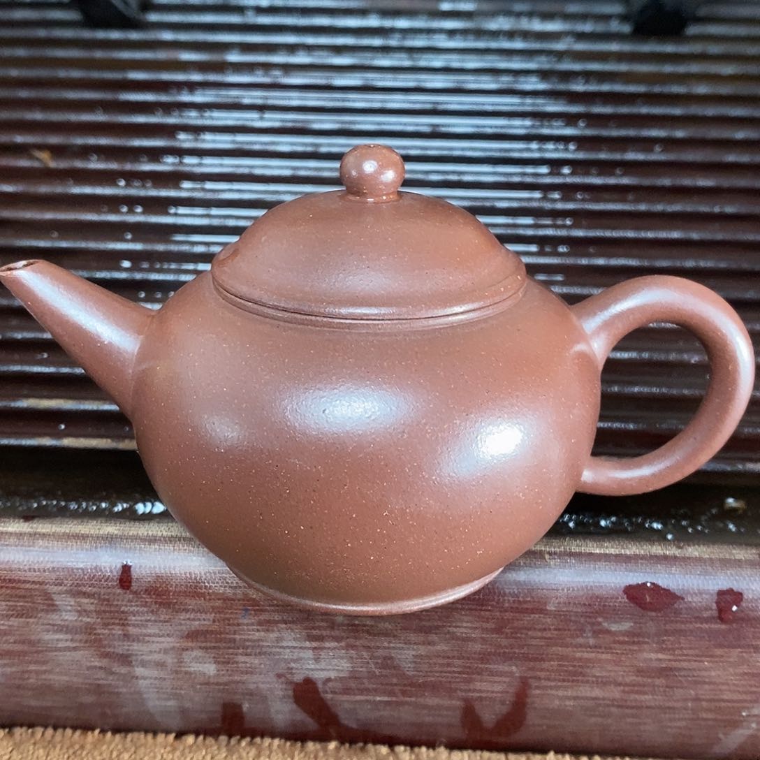 紫砂茶壶明**性高端120cc紫泥水平