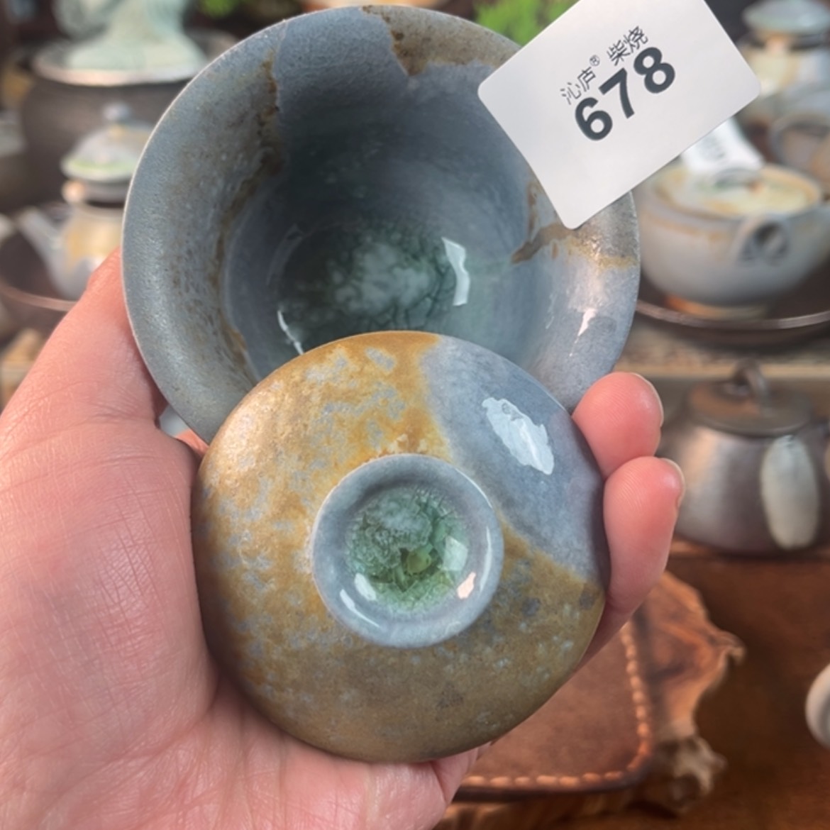 【闪购商品】沁庐柴窑古法柴烧手工茶具