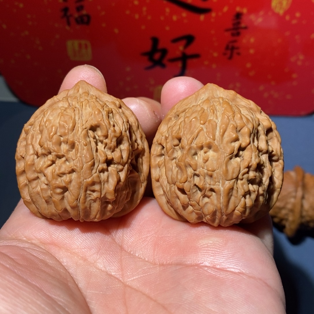 吊坠文玩核桃四喜37.5