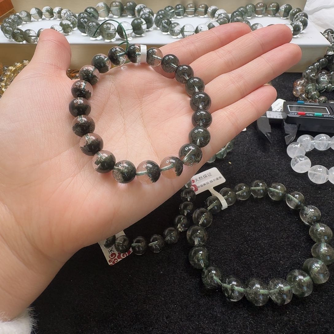 水晶手链未镶嵌心****光天然