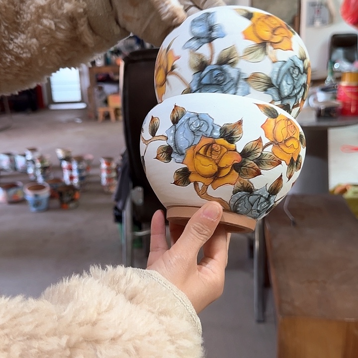 紫砂花盆瑕疵瑕疵瑕疵