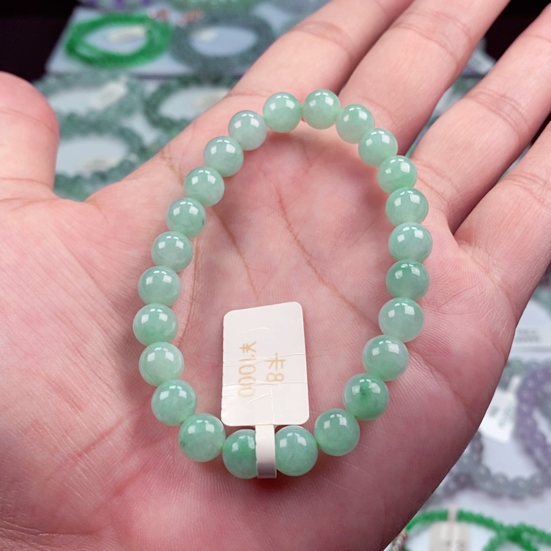 未镶嵌手链翡翠卡8