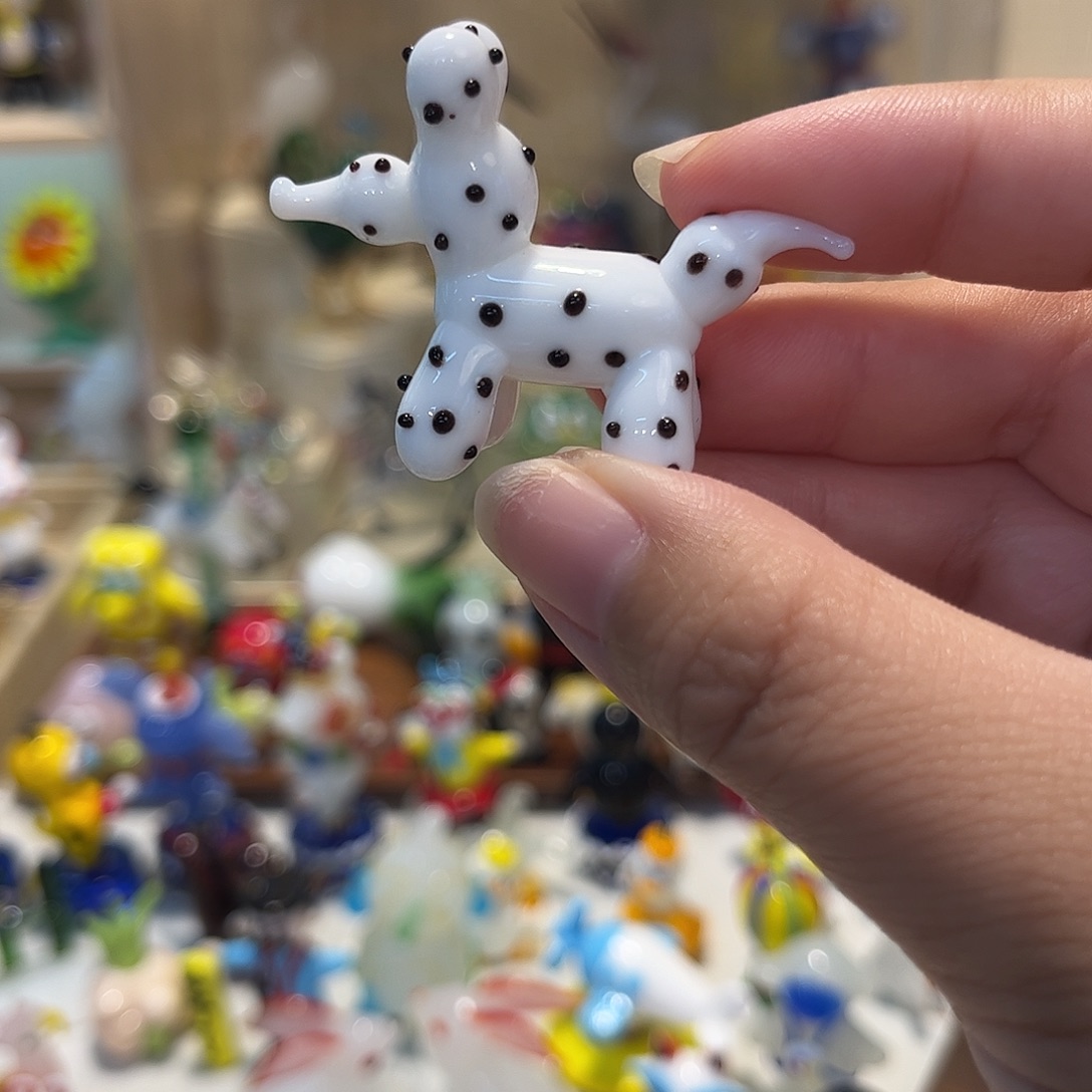 手工艺品琉璃气球狗