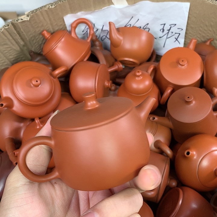 紫砂茶壶原矿朱泥茶壶茶具家用130