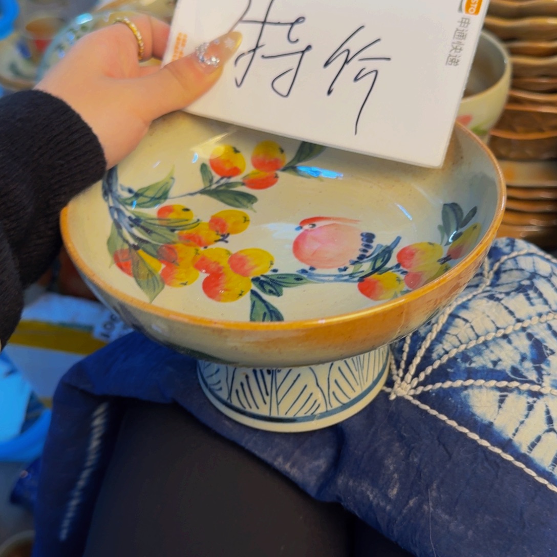 瓷片景德镇陶瓷手工手绘