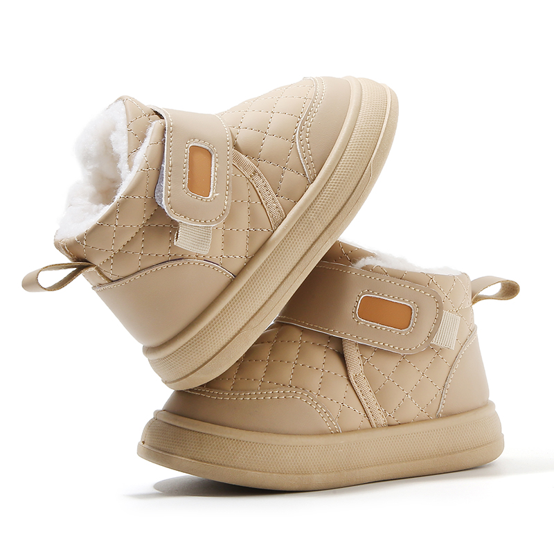 BEUTE DUCK男童雪地靴爆款儿童棉鞋加厚外穿宝宝冬天女孩低筒短靴