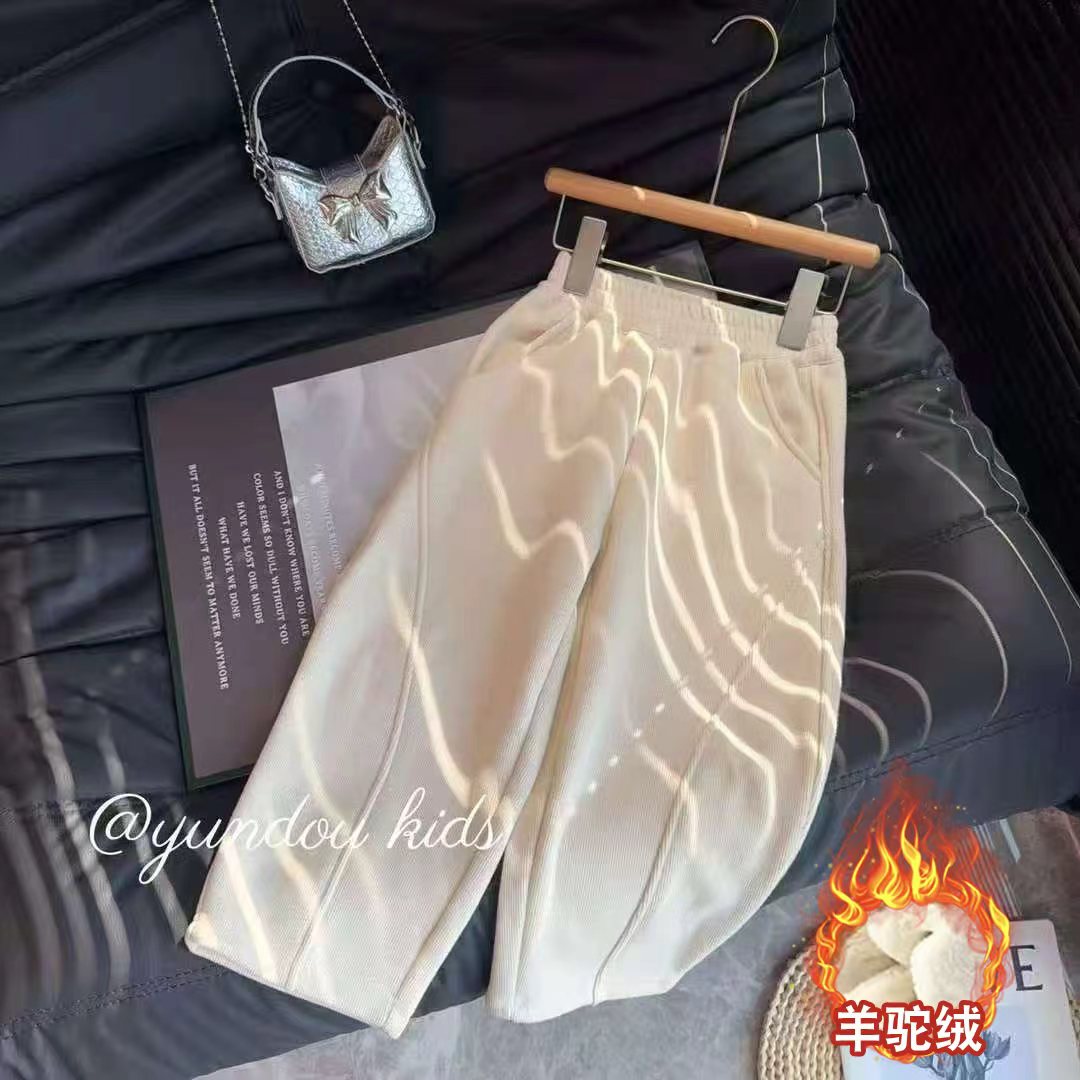 【加绒加厚】秋冬必备儿童百搭神器秋冬女童高品质休闲裤