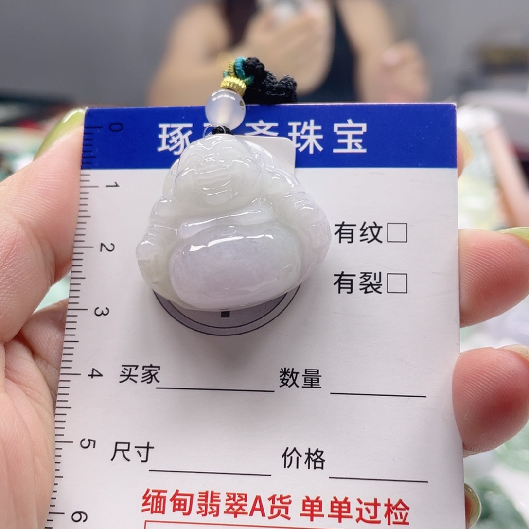 颈饰未镶嵌翡翠佛公