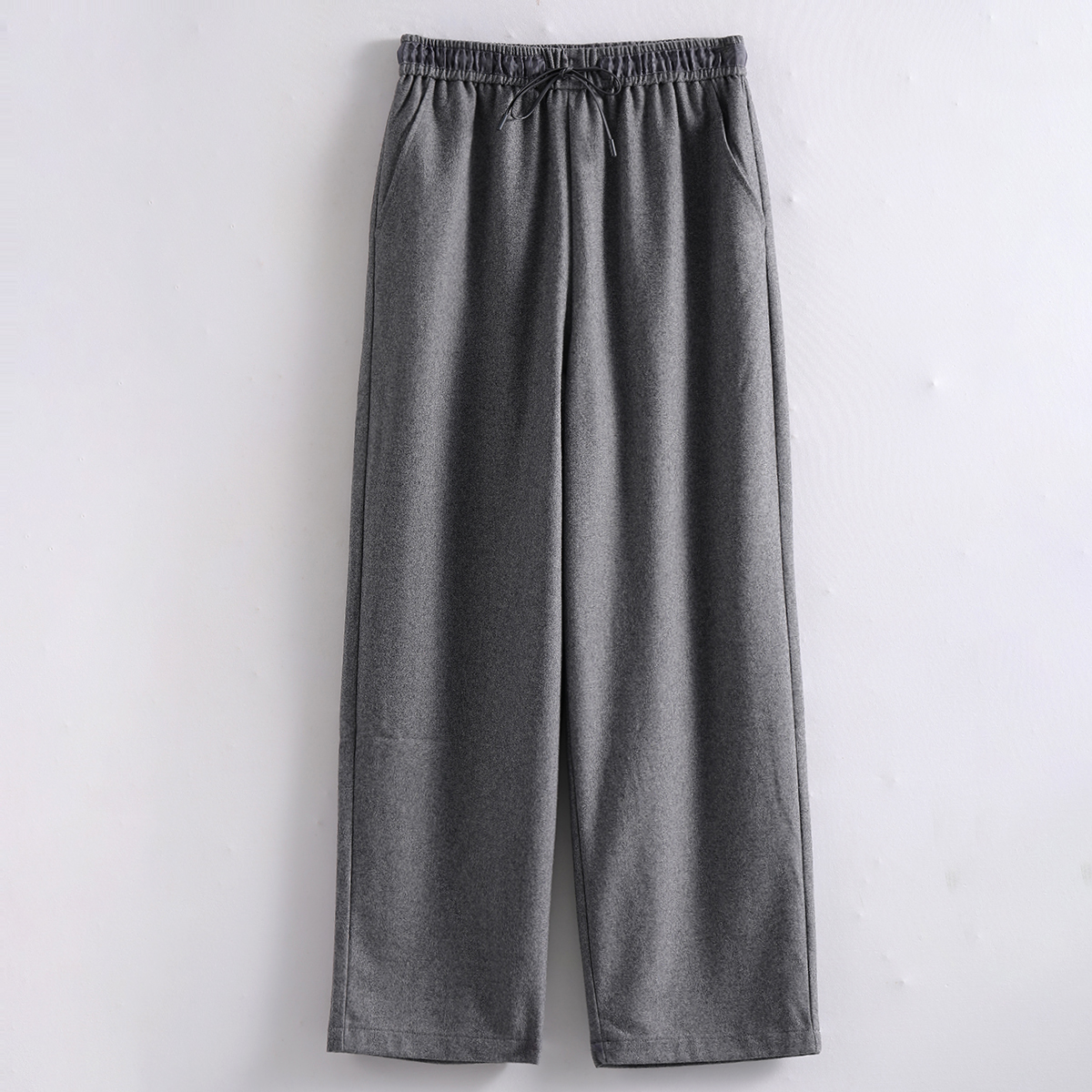 K11B-58725 品质柜货！精裁！时尚简约纯色百搭宽松高腰休闲裤