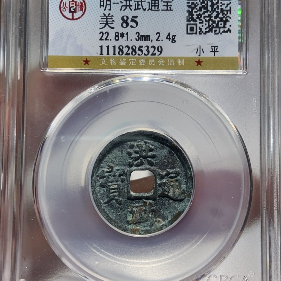 铜大头精选洪武通宝5329