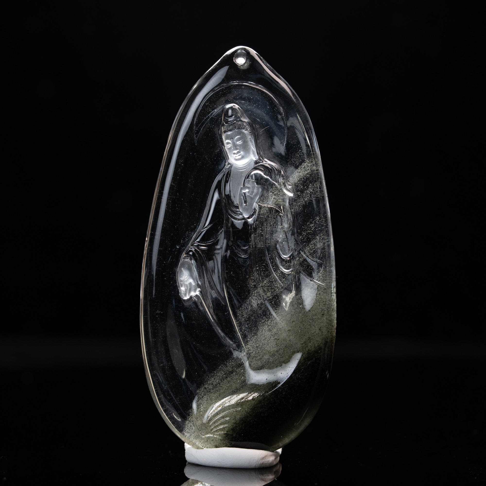 无品牌绿幽灵三十三观音系列——徐利剑大师作品   编号J13138