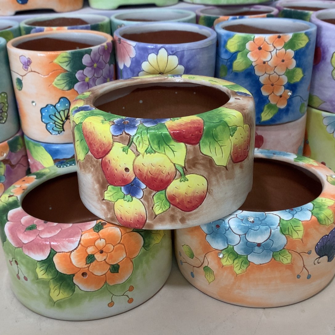 福利正品红陶花盆