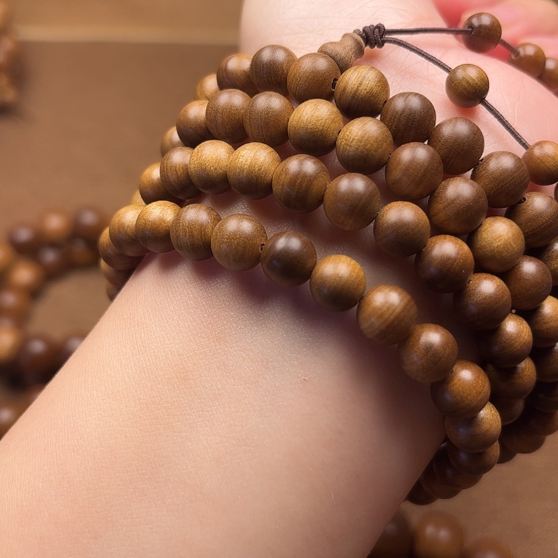 檀香木老山檀香0.8.108长串