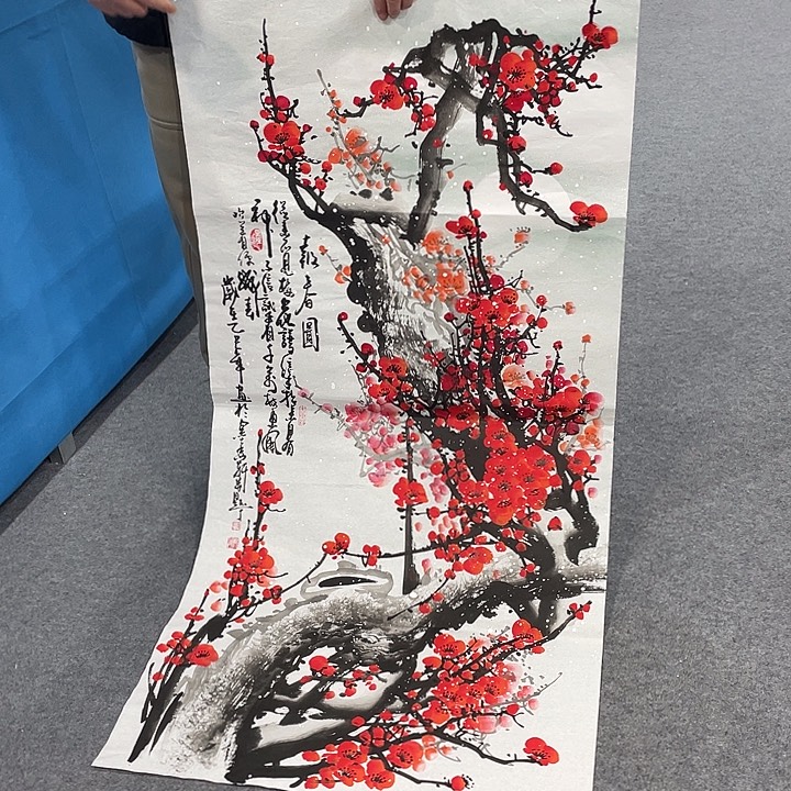 国画今天上午国画作品展示