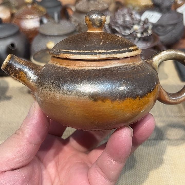 柴烧素烧茶具放漏9瑕