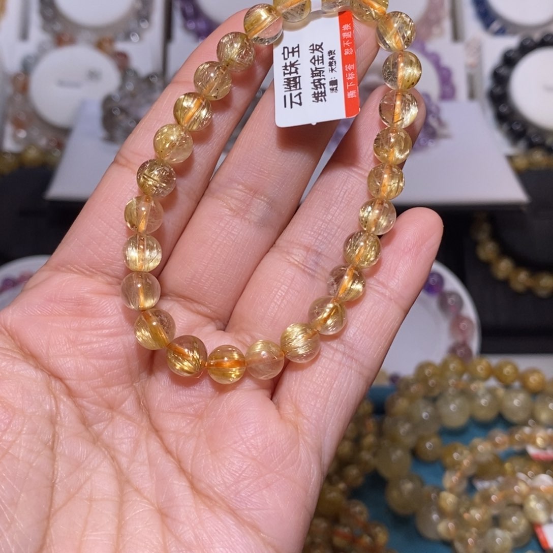 【闪购商品】发晶手串未镶嵌晶****y