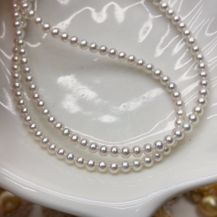 淡水珍珠项链银S925镶嵌