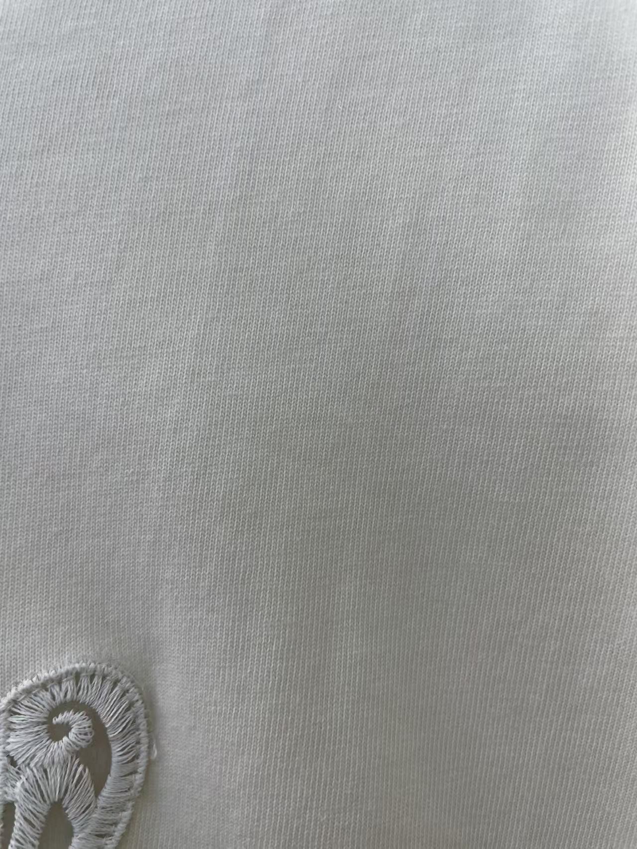 [富贵]]时尚百搭圆领灰色小猫刺绣ZK343