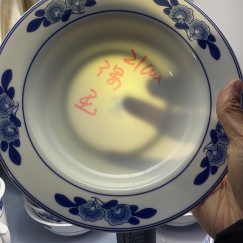 景德镇陶瓷8英寸双蕾花深盘