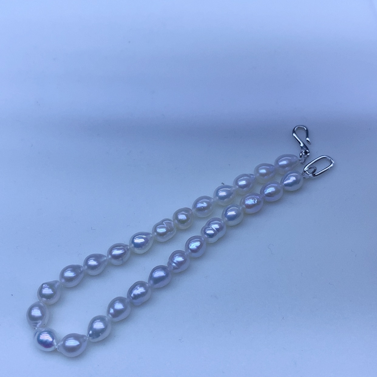 【闪购商品】淡水珍珠手绳银S925镶嵌