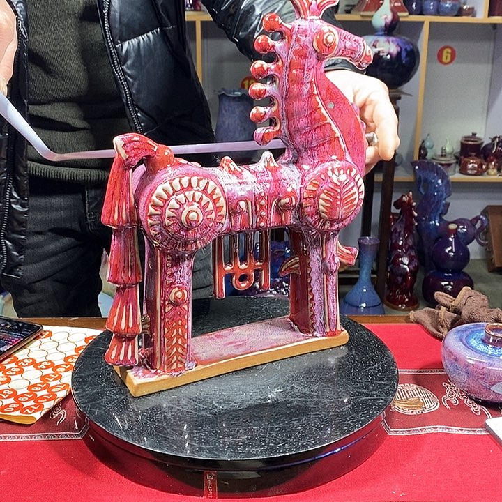 瓶中国神垕精品钧瓷