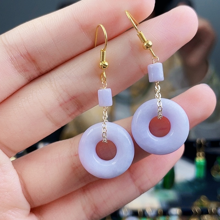 翡翠耳饰未镶嵌饰品