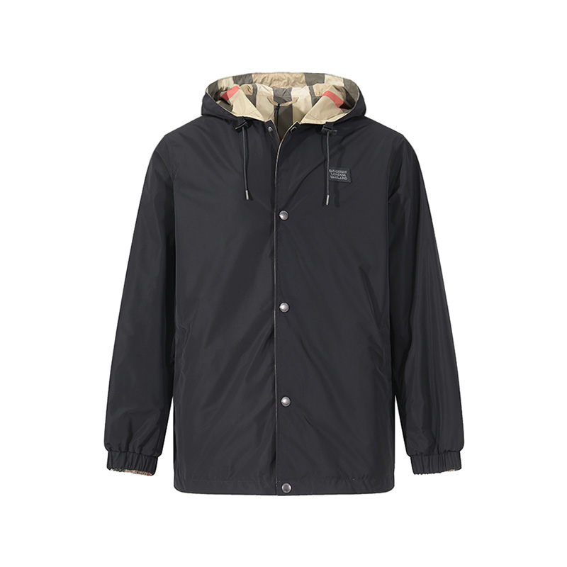 Burberry博柏利/巴宝莉 男士双面穿连帽上衣外套格纹 80434031