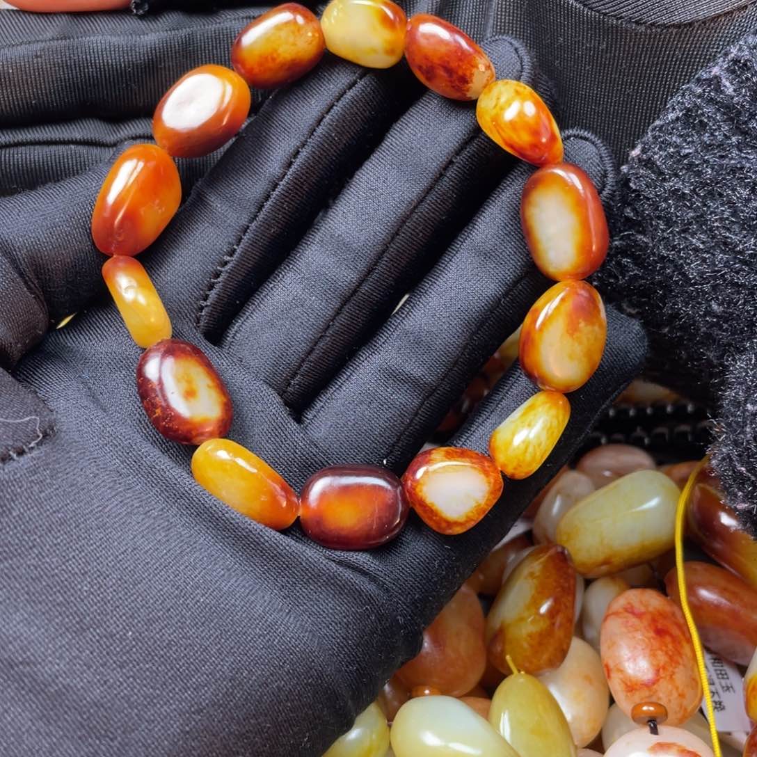 和田玉手链未镶嵌