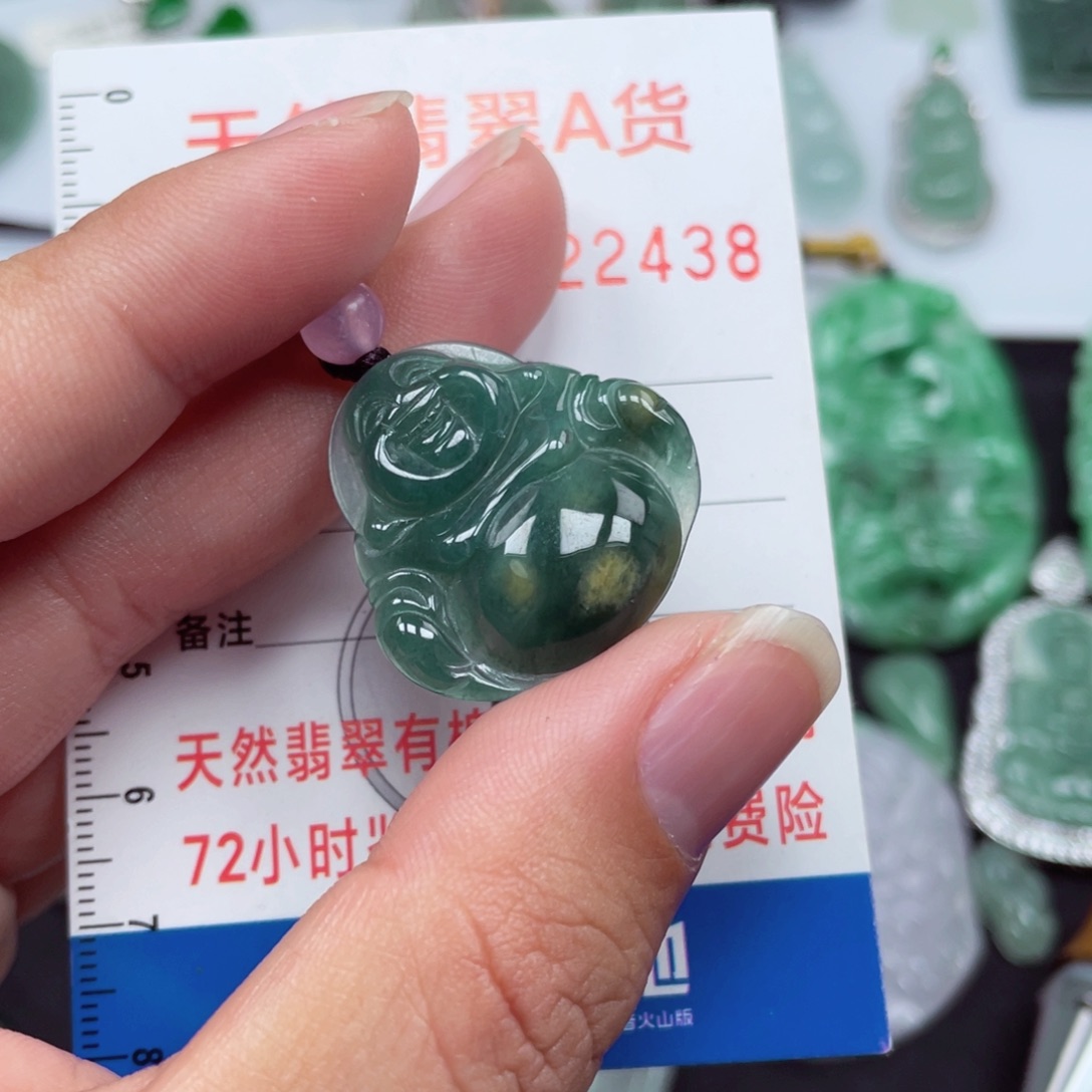 翡翠颈饰未镶嵌99656868659