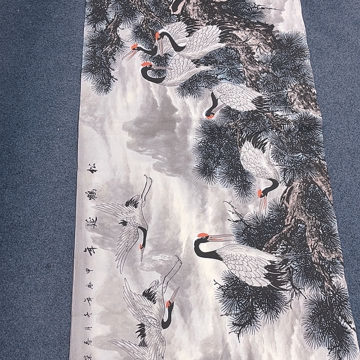 国画纯手绘字画宣纸