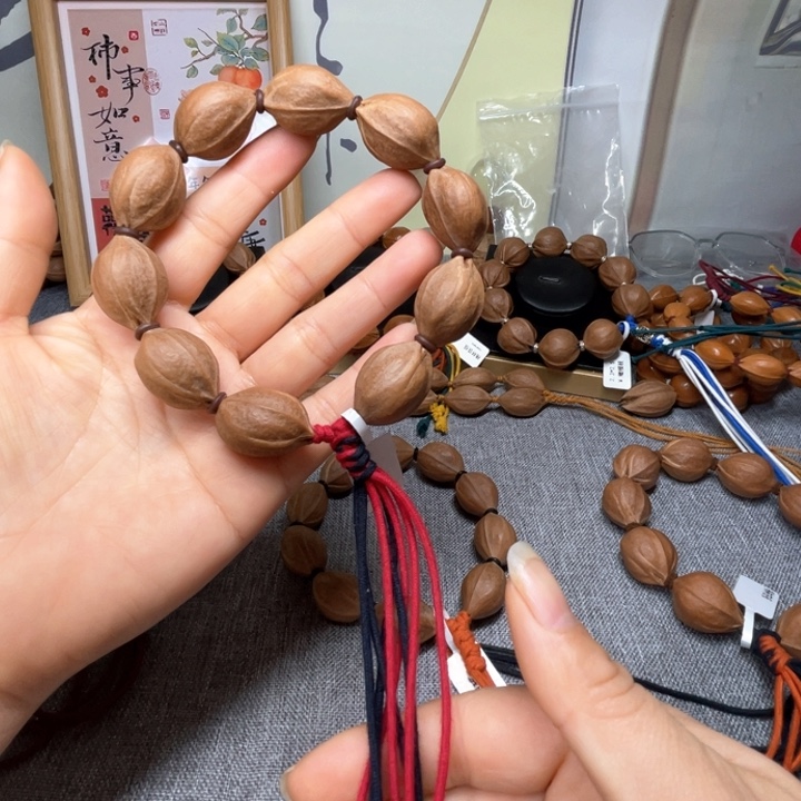 橄榄核手串/手链小*梅林铁核19.26
