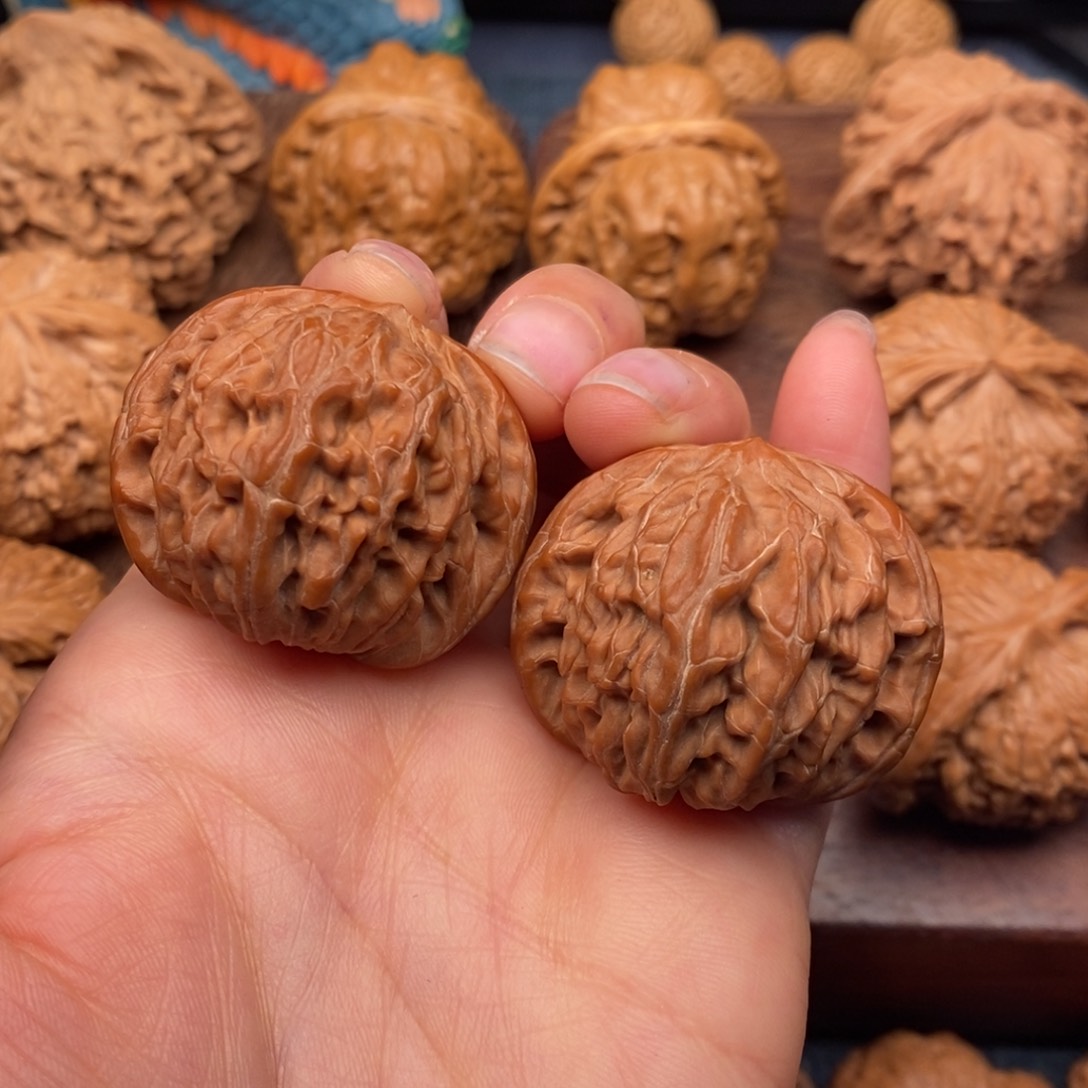 文玩核桃把件37山地磨