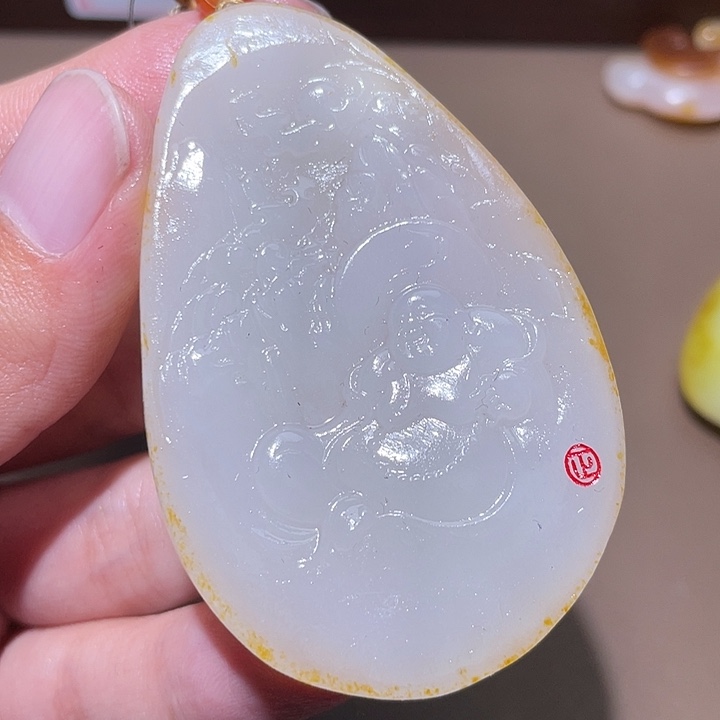 和田玉颈饰未镶嵌Y