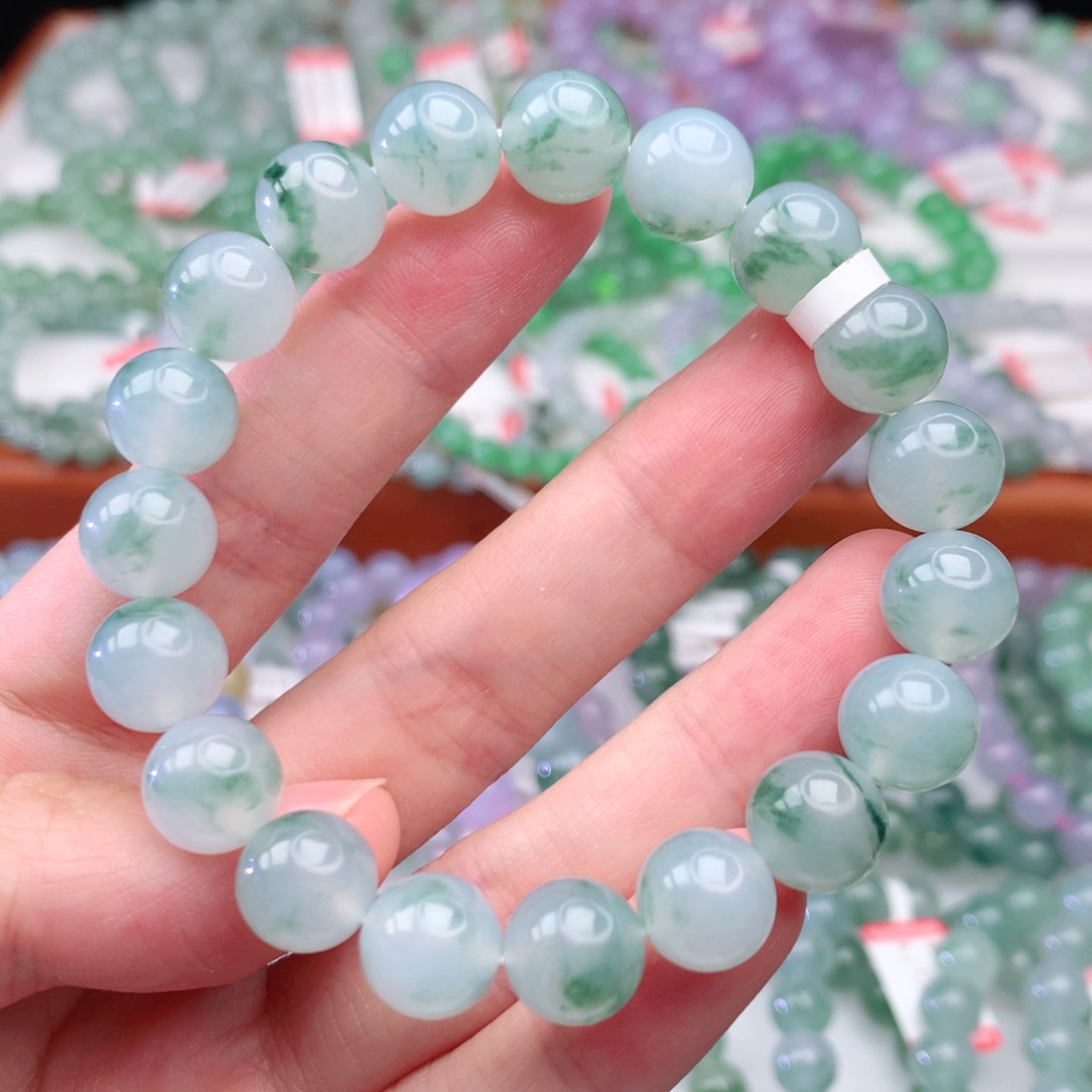 翡翠手链未镶嵌翡翠10mm