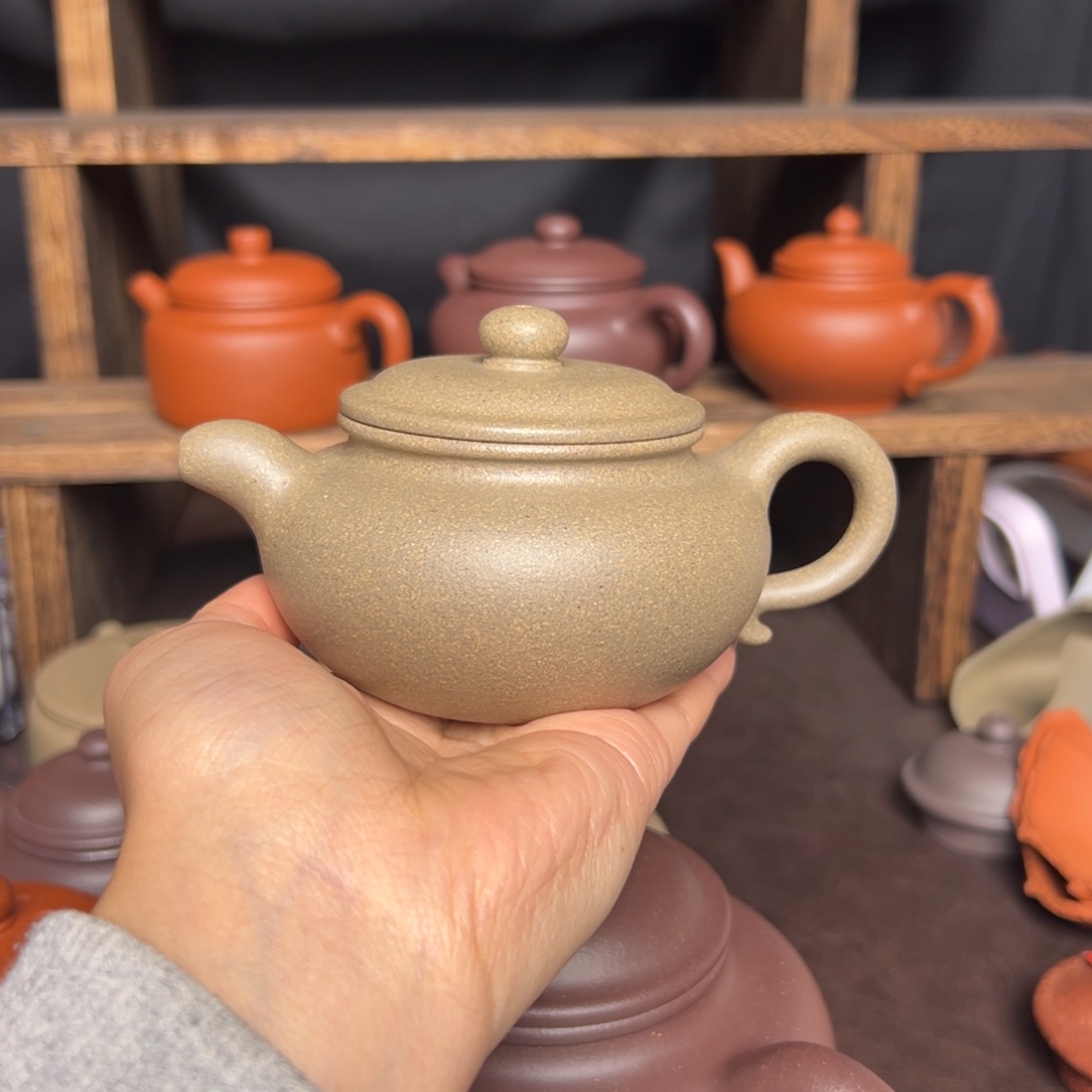 泥***嚎紫砂茶壶青段仿古170毫升