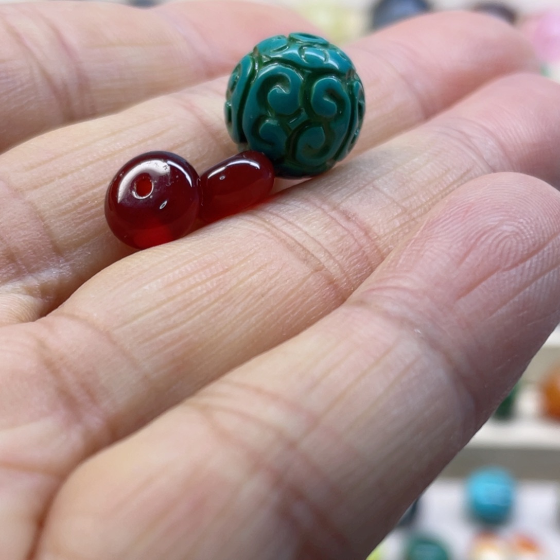 合金颈饰玛瑙/玉髓木**亘