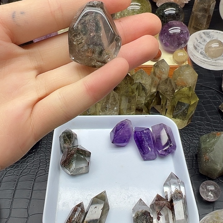 水晶未镶嵌珠宝半成品28水晶