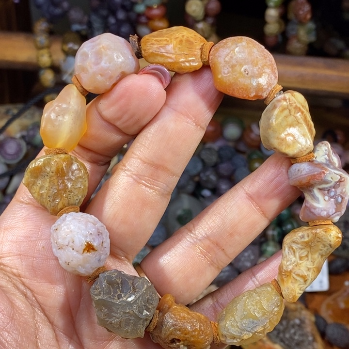 玛瑙/玉髓珠宝半成品未镶嵌