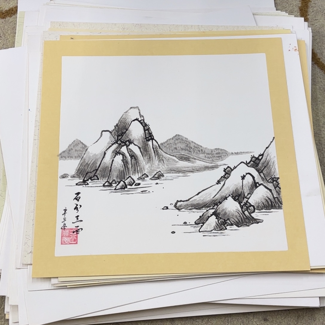 国画国画老师作品刘