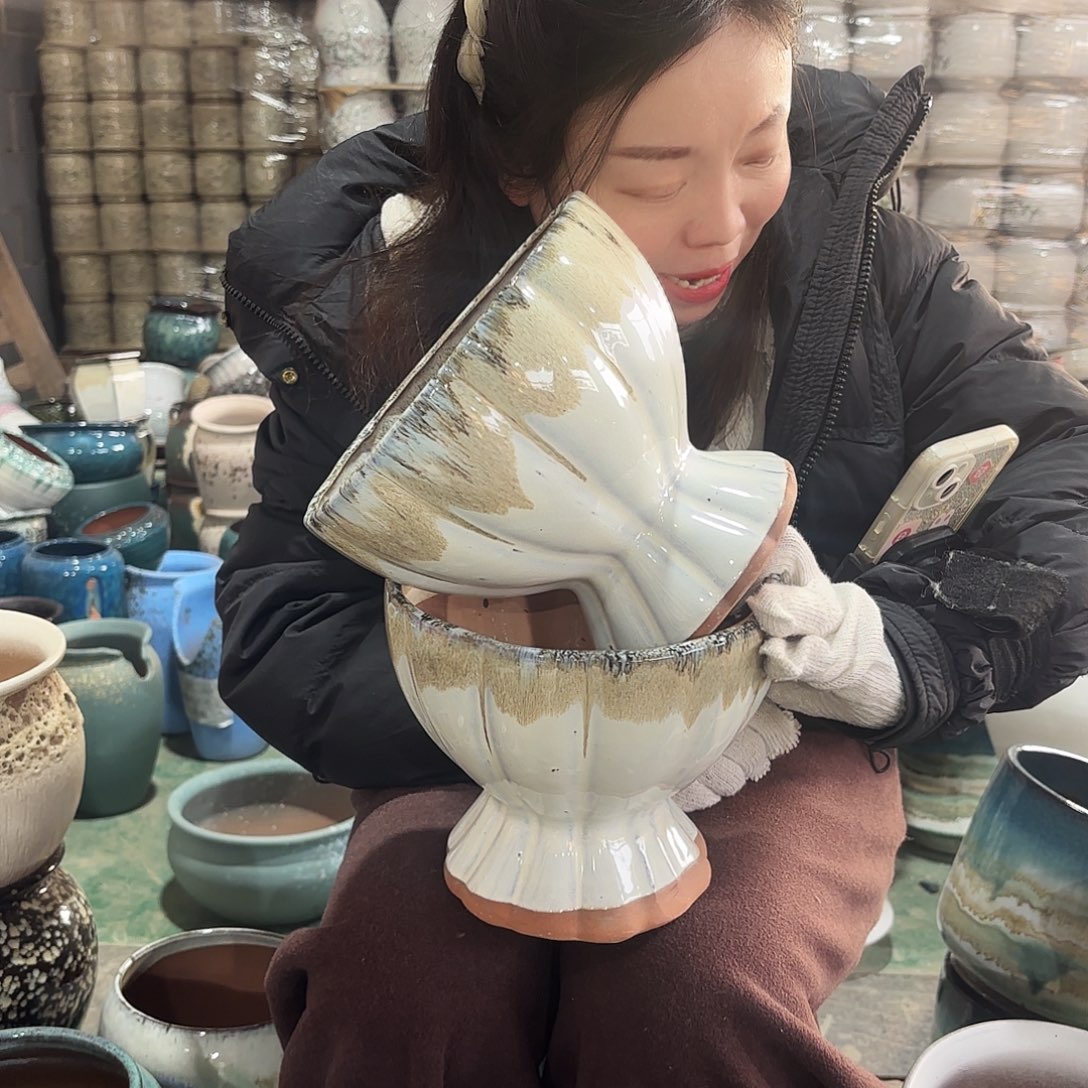 正品两个高18/20红陶