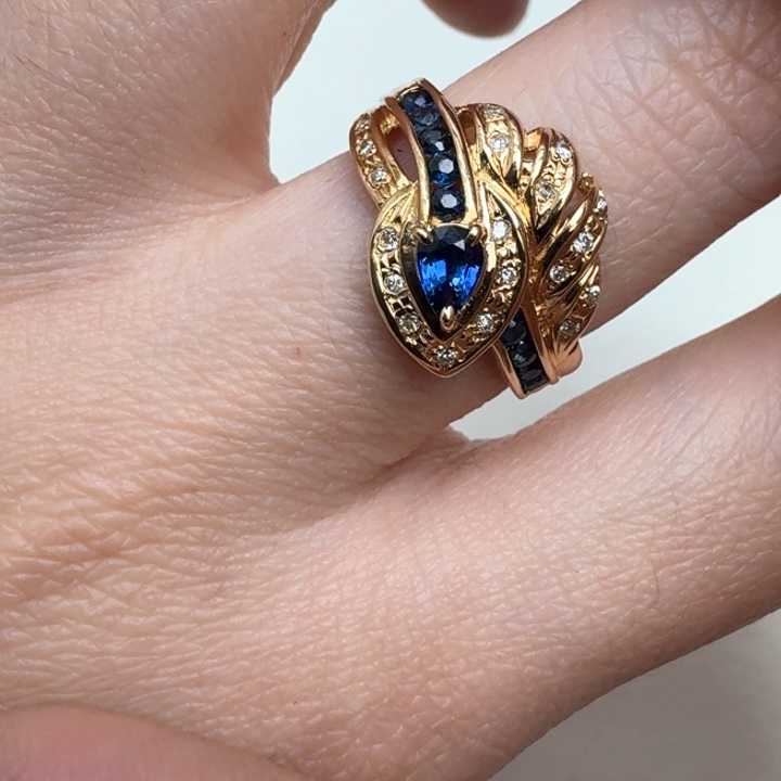 蓝宝石戒指未镶嵌