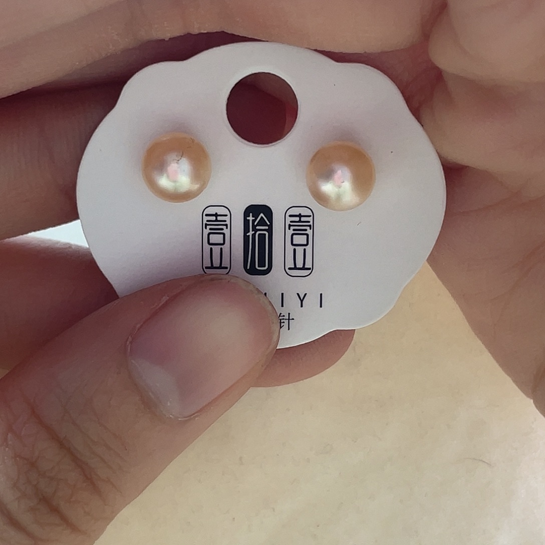 淡水珍珠耳饰未镶嵌